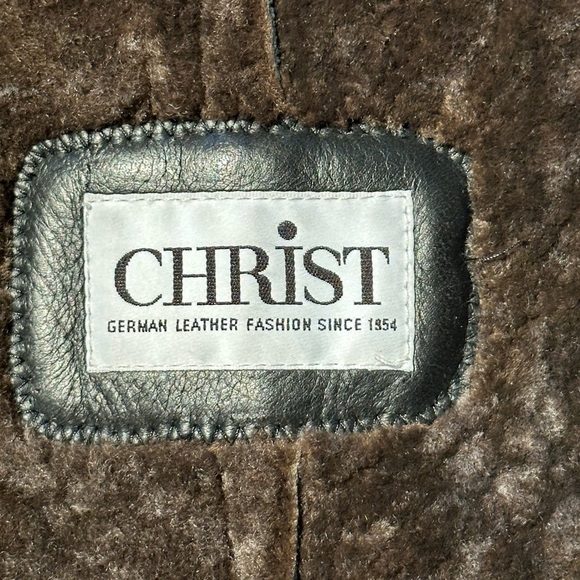 Christ Men’s Sheepskin coat Size 56 - like new - Picture 8 of 10